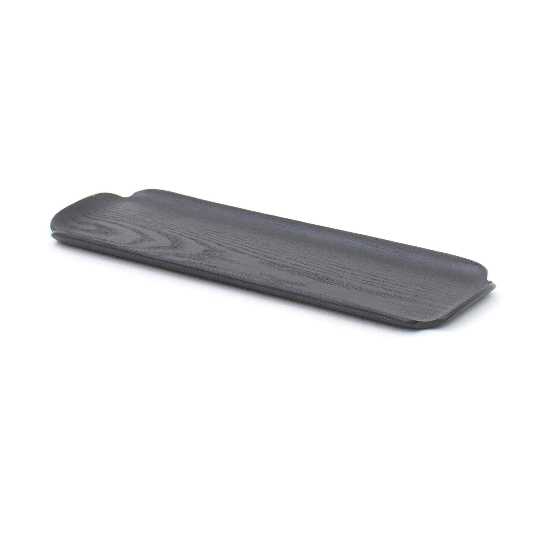 Leaf™ Wooden tray water- and oil-resistant 33x11.5 cm, Black willow wood Bosign
