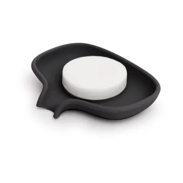 Soap Saver Flow soap dish with drainage spout small - Black - Bosign