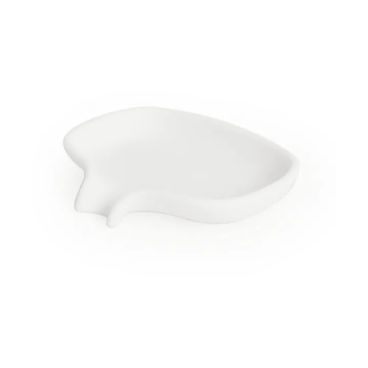 Soap Saver Flow soap dish with drainage spout small - White - Bosign