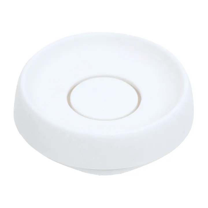 Soap tray with concealed drain spout in silicone - medium - White - Bosign