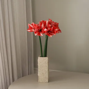 Amaryllis artificial flower - Dark red, 72 cm - Botané