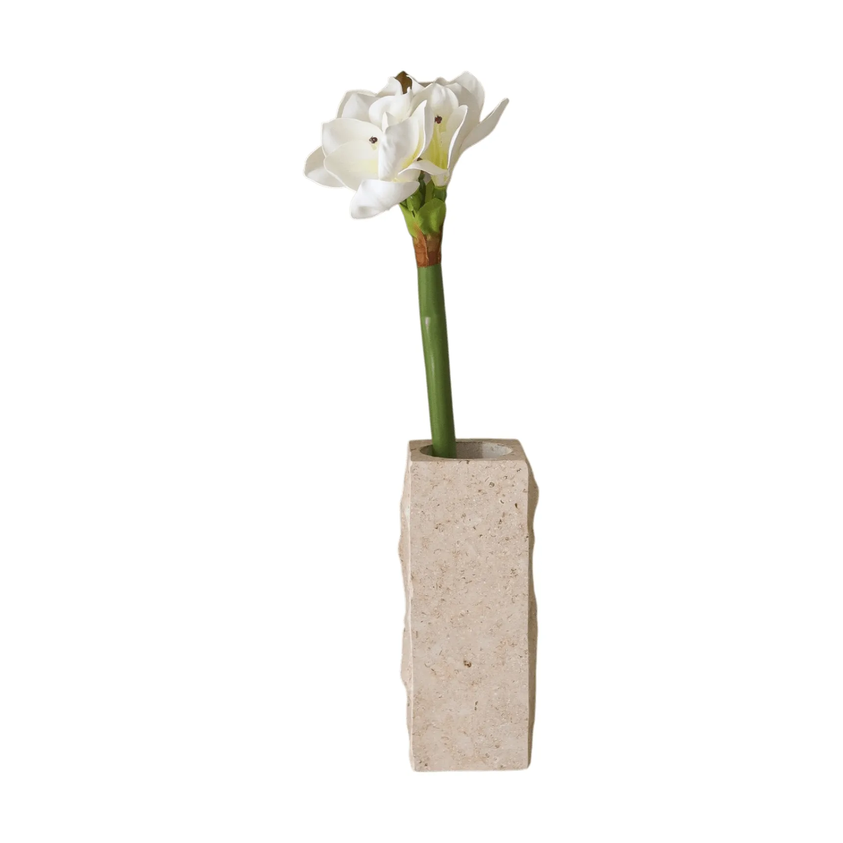 Amaryllis artificial flower, White, 73 cm Botané