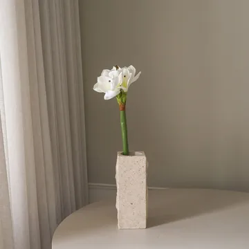 Amaryllis artificial flower - White, 73 cm - Botané
