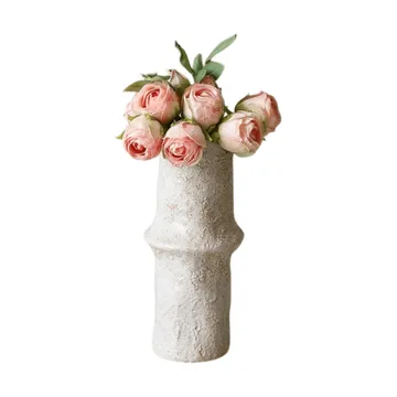 Artificial rose bouquet - Mini, light pink 10 pcs - Botané