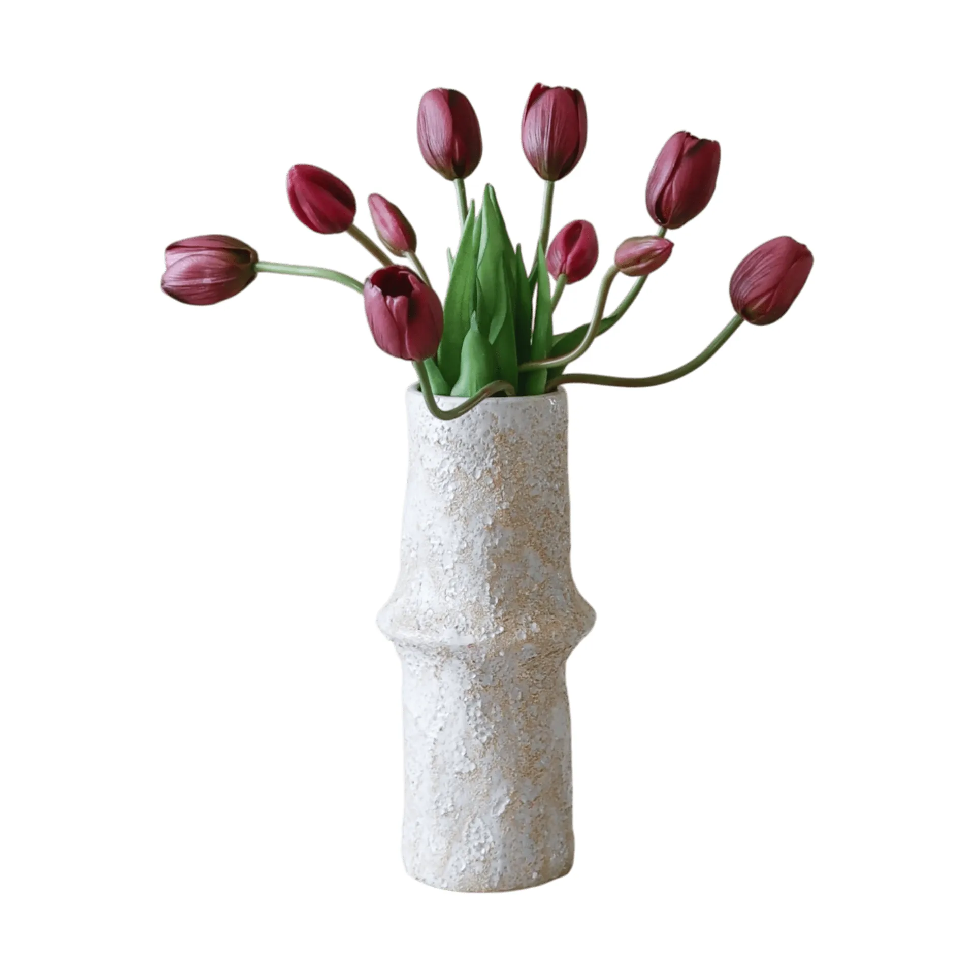 Artificial tulip bouquet, Purple, 10 pcs Botané