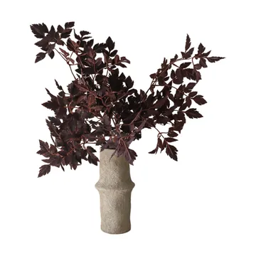 Burgundy Plum Leaves artificial bouquet - 85 cm, 4 pcs - Botané