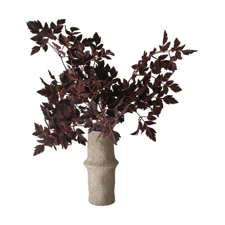 Burgundy Plum Leaves artificial bouquet - 85 cm, 4 pcs - Botané