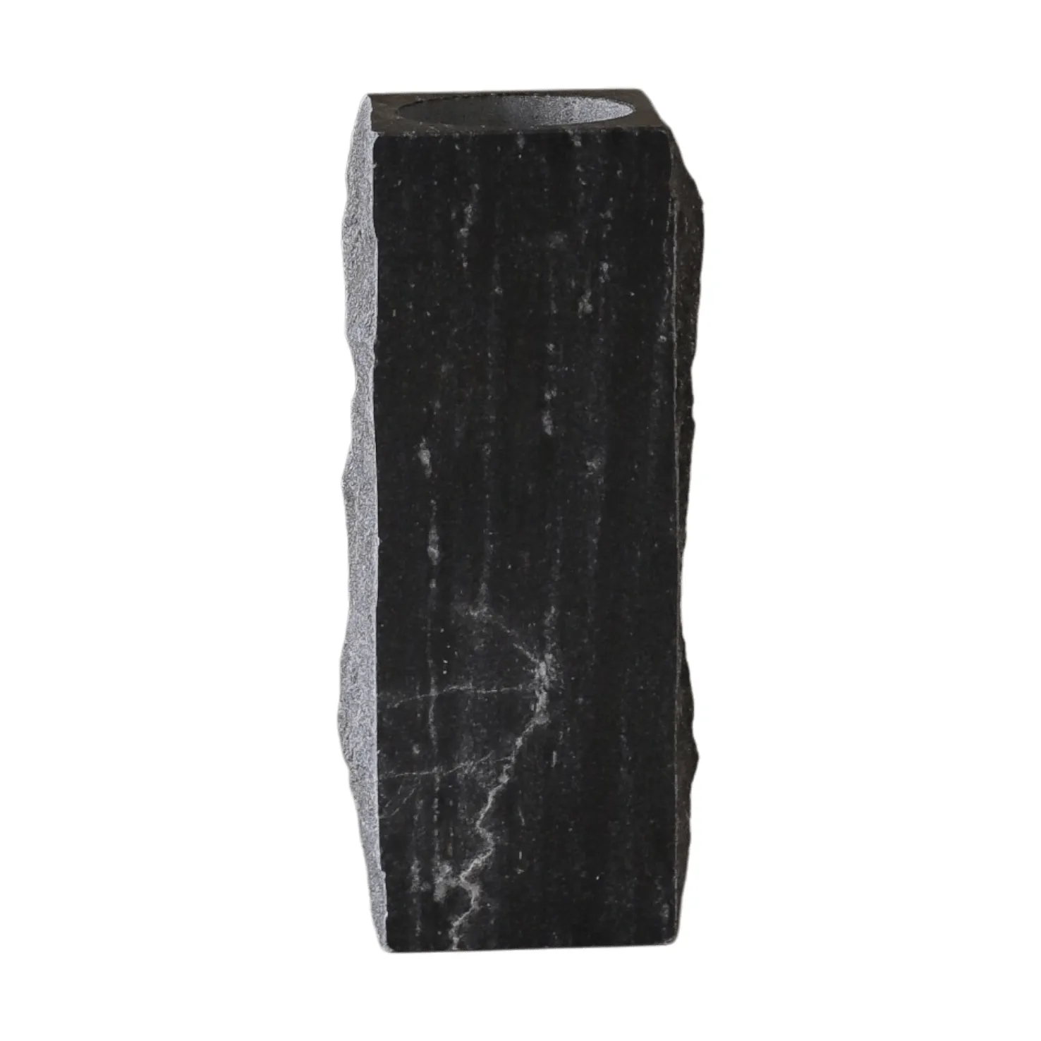 Cartier Edge marble vase, Medium, 30 cm Botané