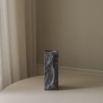 Cartier Edge marble vase - Medium, 30 cm - Botané