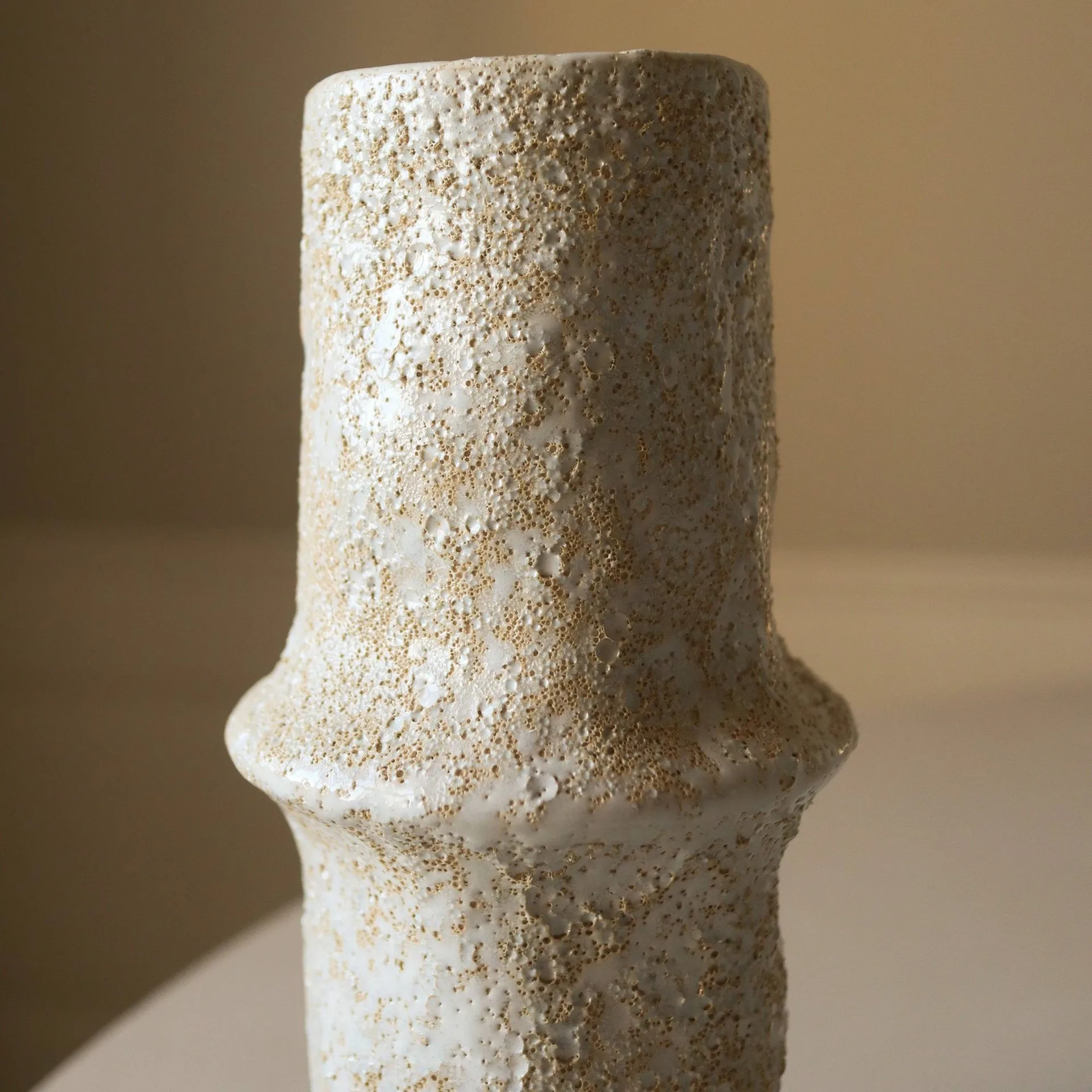 Earth ceramic vase, Small, Ø8x24.5 cm Botané