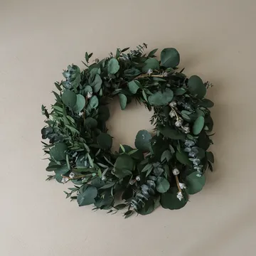 Eucalyptus Wreath wreath - Green mixed, Ø40 cm - Botané