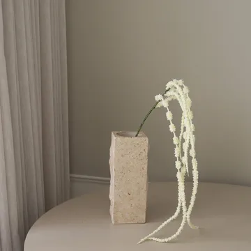 Hanging amaranth artificial flower - White, 112 cm - Botané
