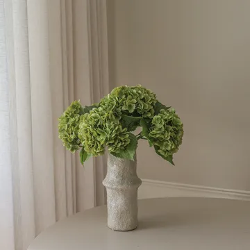 Hydrangea artificial bouquet - Moss green, 51 cm, 6 pcs - Botané