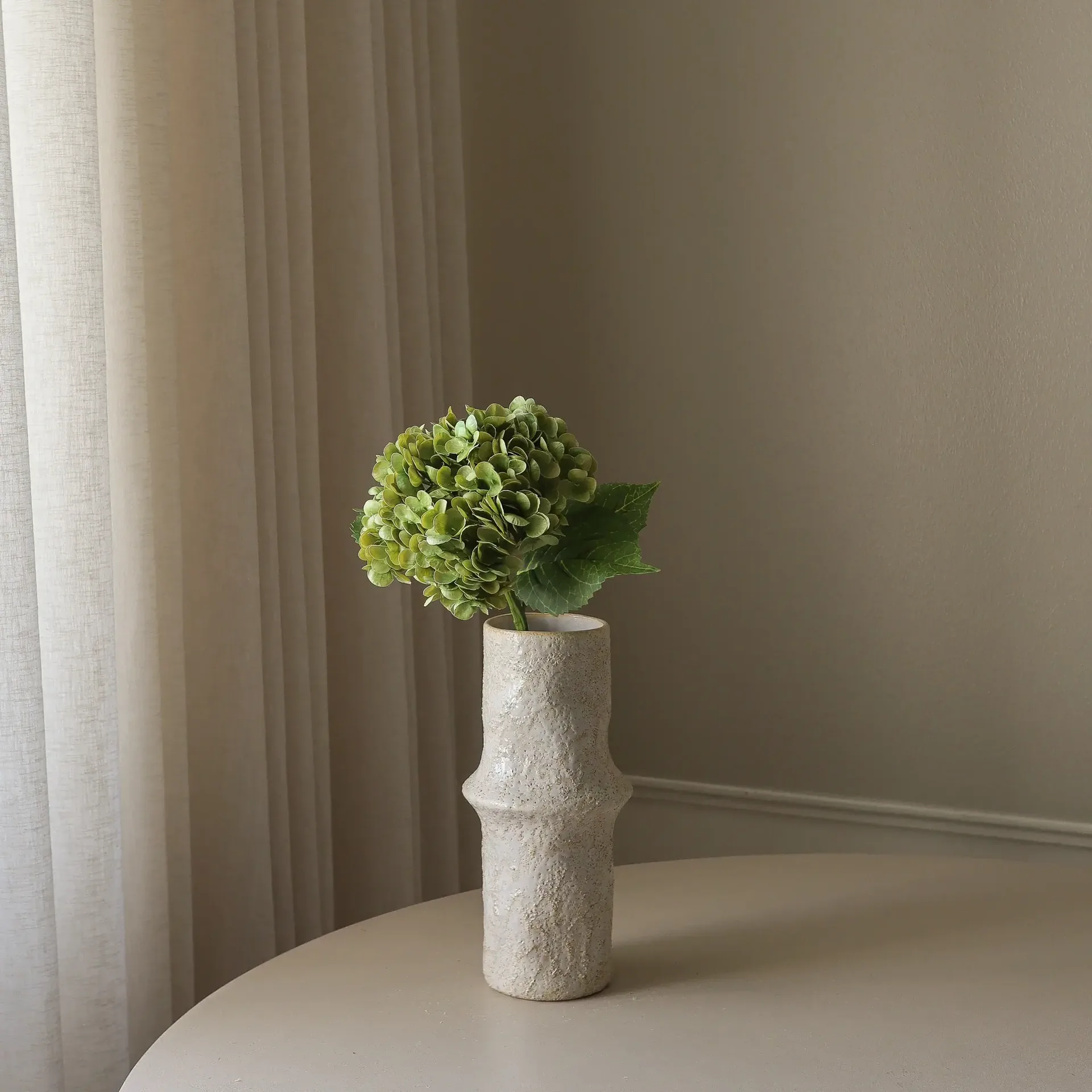 Hydrangea artificial flower, Moss green, 51 cm, 1 pc Botané