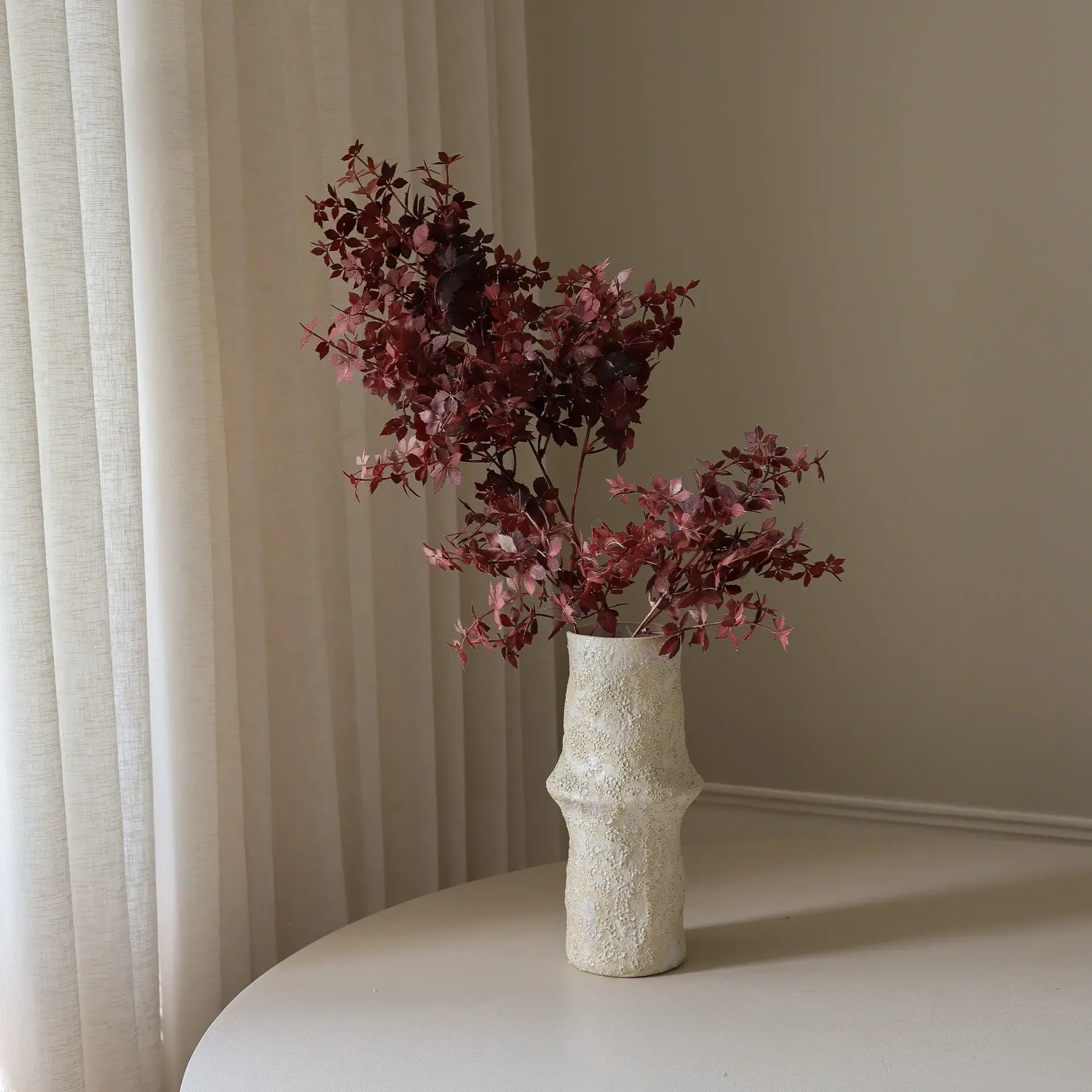 Maple Branch artificial bouquet, Burgundy, 107 cm, 1 pc Botané