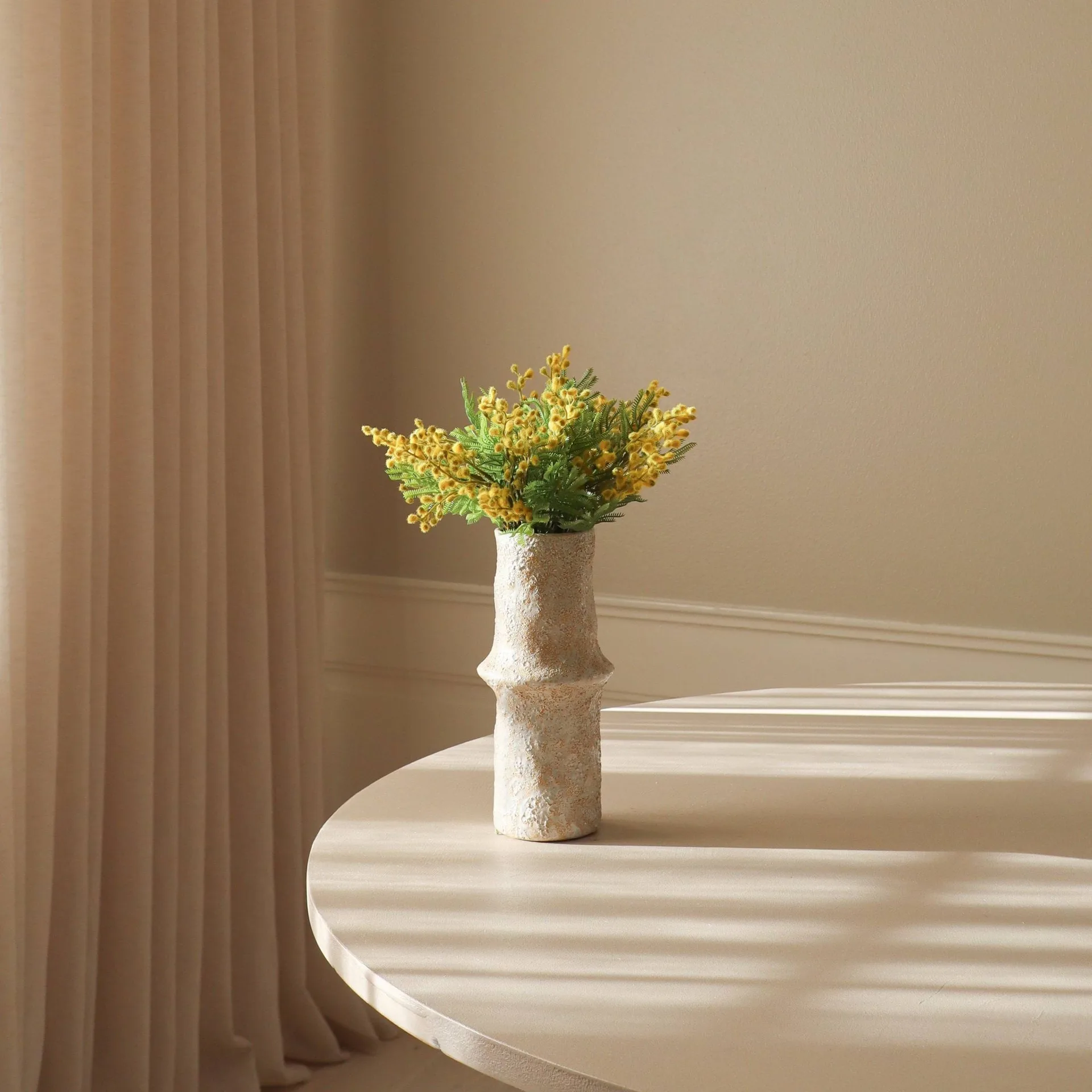 Mimosa artificial bouquet, Mini, yellow 10 pcs Botané