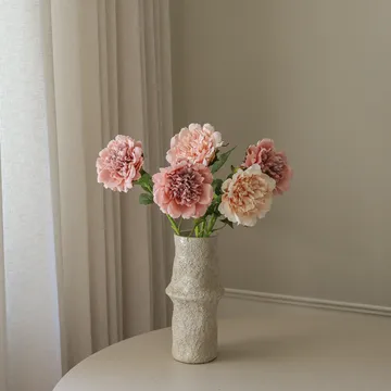 Peony artificial bouquet - Dusty, 5 pcs - Botané