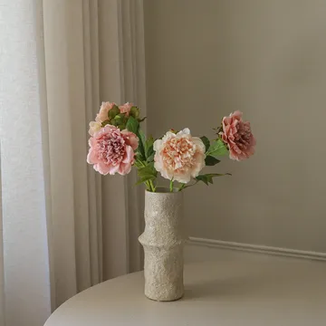 Peony artificial bouquet - Dusty, 5 pcs - Botané