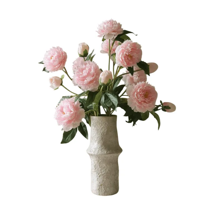 Peony artificial bouquet - Medium, pink, 5 pcs - Botané