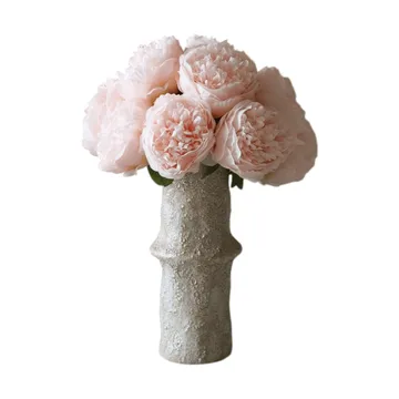 Peony artificial bouquet - Mini, light pink 10 pcs - Botané