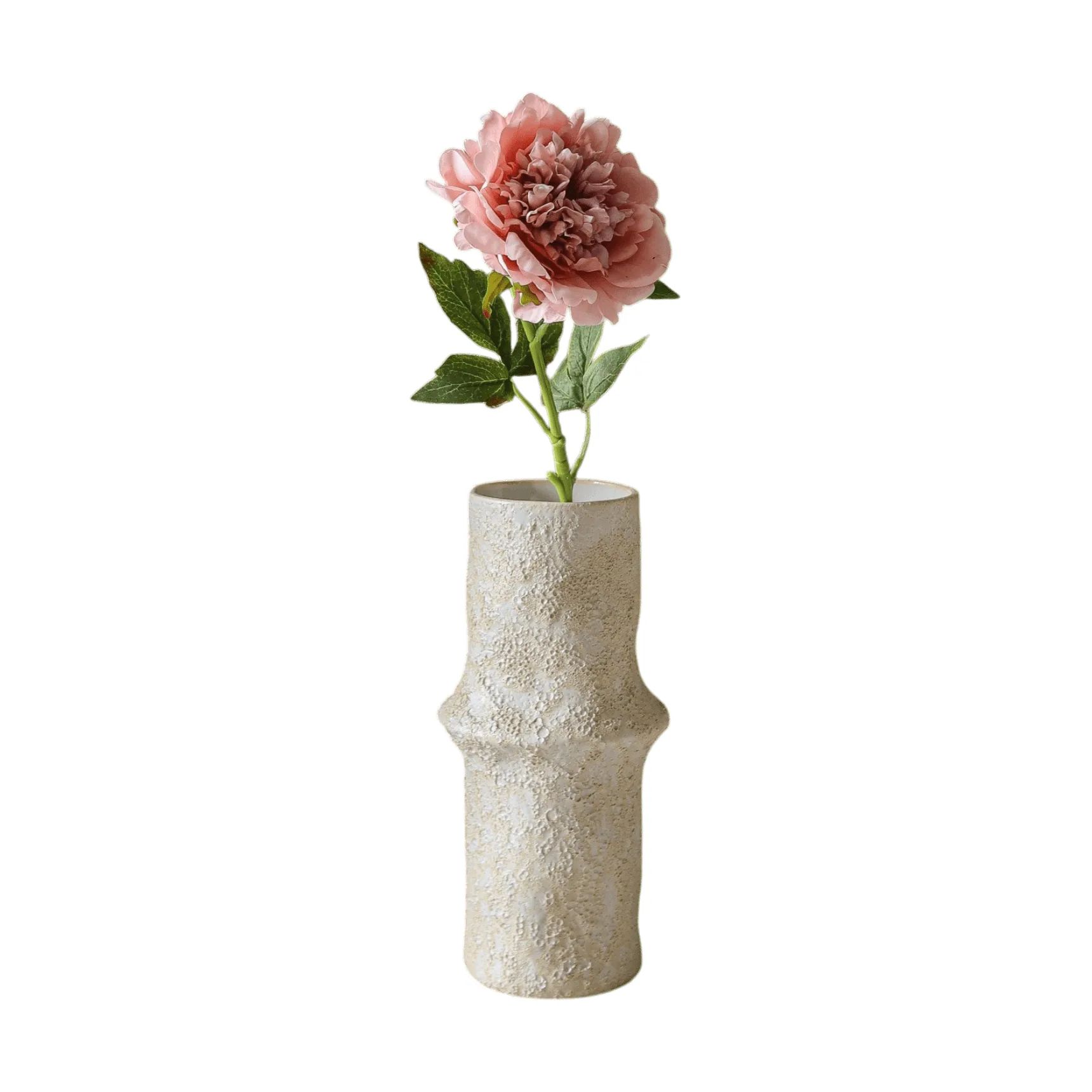 Peony artificial flower, Dusty pink, 56 cm, 1 pc Botané