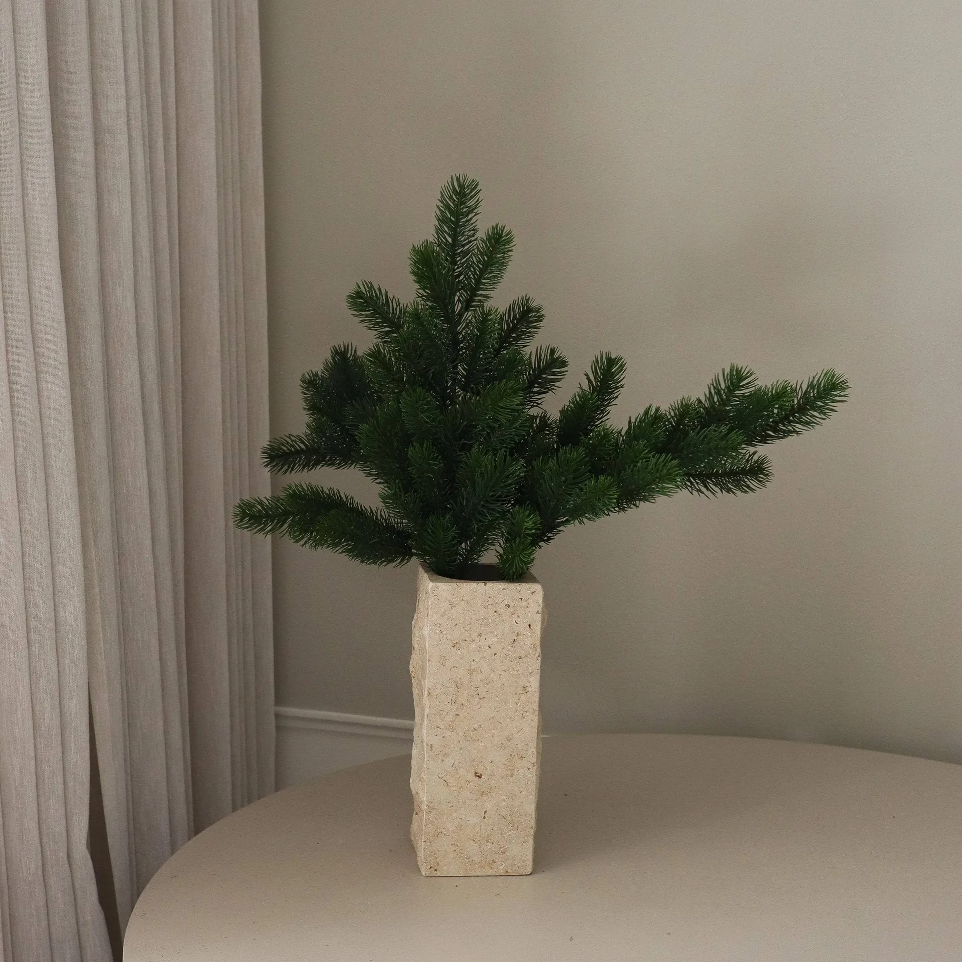 Pine branch artificial plant, Green, 65 cm Botané