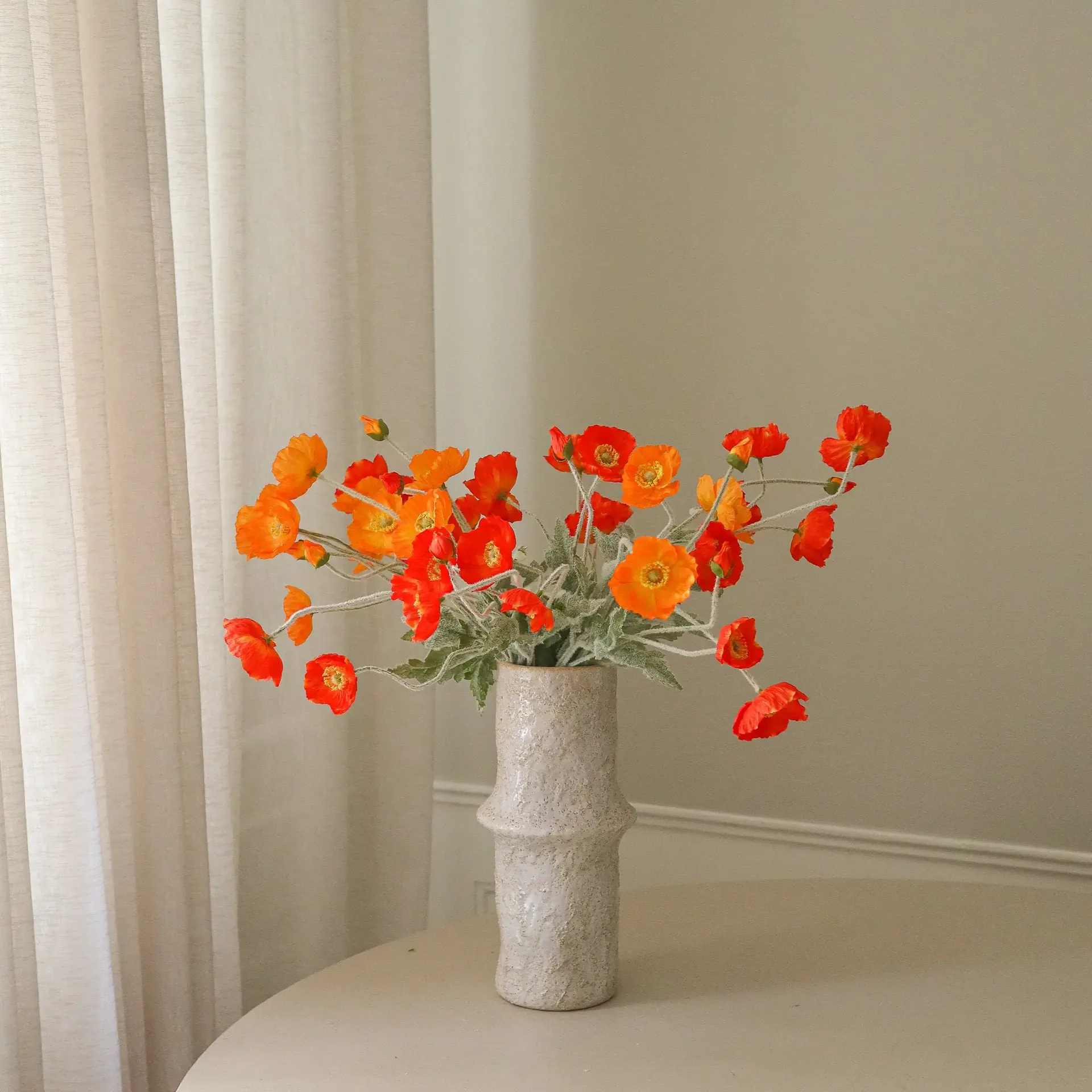 Poppy Sunset artificial bouquet, Vallmo, 56 cm, 11 pcs Botané