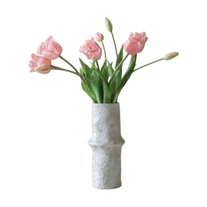 Triumph tulips artificial bouquet - Light pink, 10 pcs - Botané
