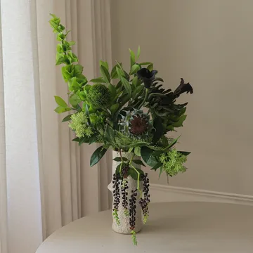 Verdant Noir artificial bouquet - Calla spider chrysanthemum autumn sunflower, 92 cm, 13 pcs - Botané