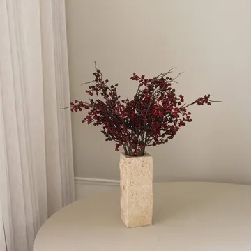 Wild Berry artificial bouquet - Dark red berry twigs, 66 cm - Botané