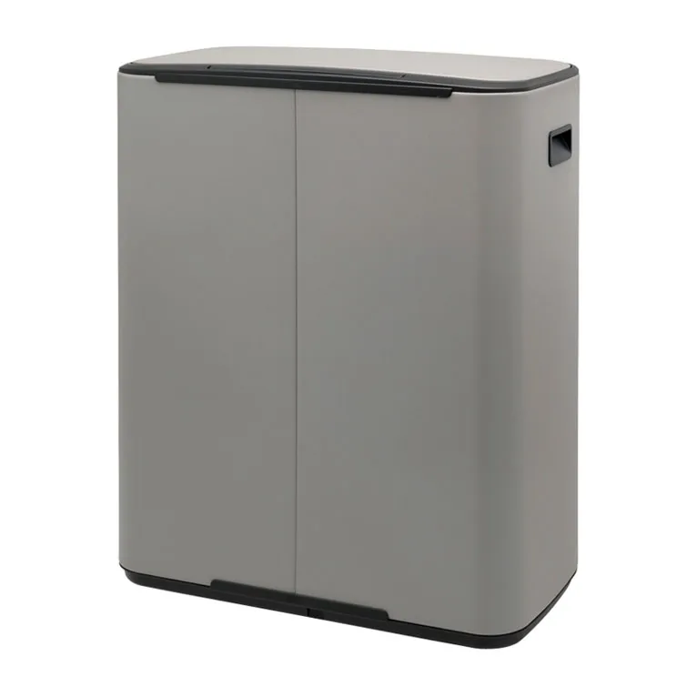 Bo pedal bin 2x30 L, Mineral concrete grey Brabantia