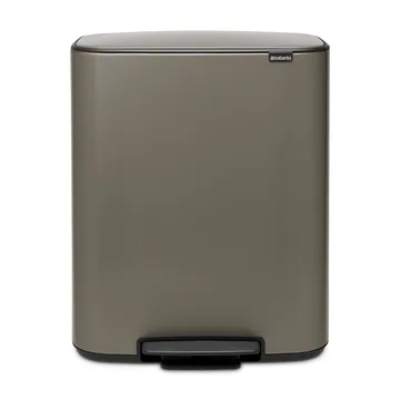 Bo pedal bin 2x30 L - Platinum - Brabantia