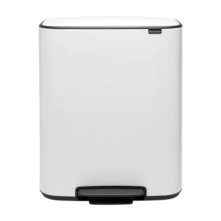 Bo pedal bin 2x30 L - White - Brabantia