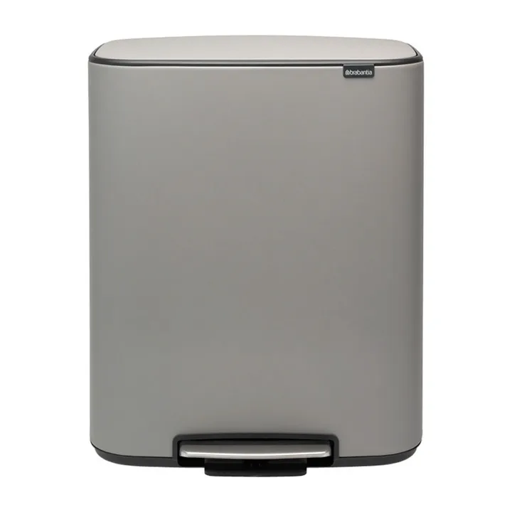 Bo pedal bin 60 L - Mineral concrete grey - Brabantia