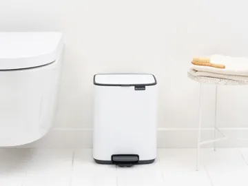 Bo pedal bin 7 L - White - Brabantia