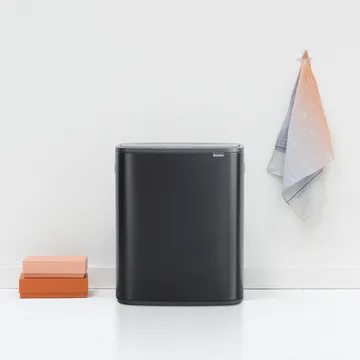 Bo touch bin 2x30 L - matte black - Brabantia