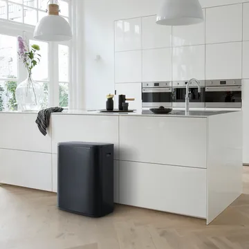 Bo touch bin 2x30 L - matte black - Brabantia