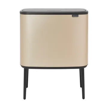 Bo touch bin 3 x 11 litre - Metallic Gold - Brabantia