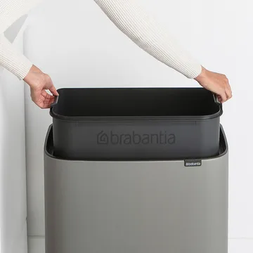 Bo touch bin 36 litre - Mineral concrete grey - Brabantia