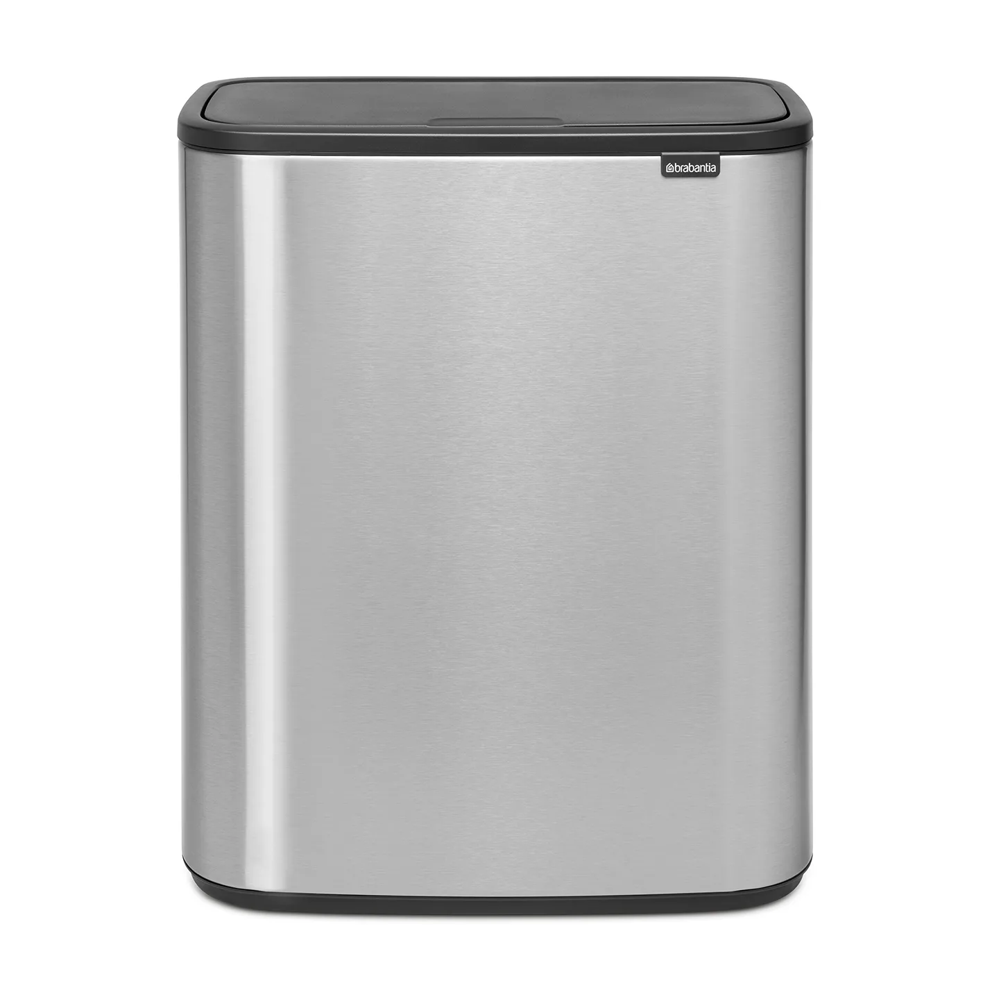 Bo touch bin 60 L, Matte brushed steel Brabantia