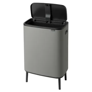 Bo touch bin high 60 L - Mineral concrete grey - Brabantia