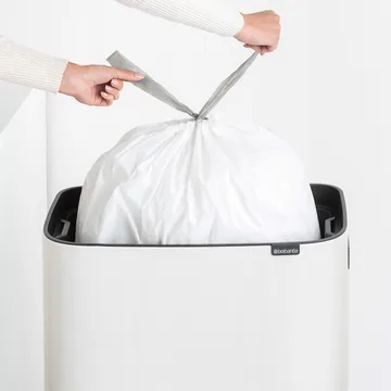 Bo touch bin high 60 L - White - Brabantia