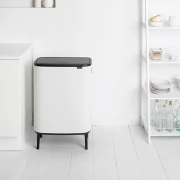 Bo touch bin high 60 L - White - Brabantia