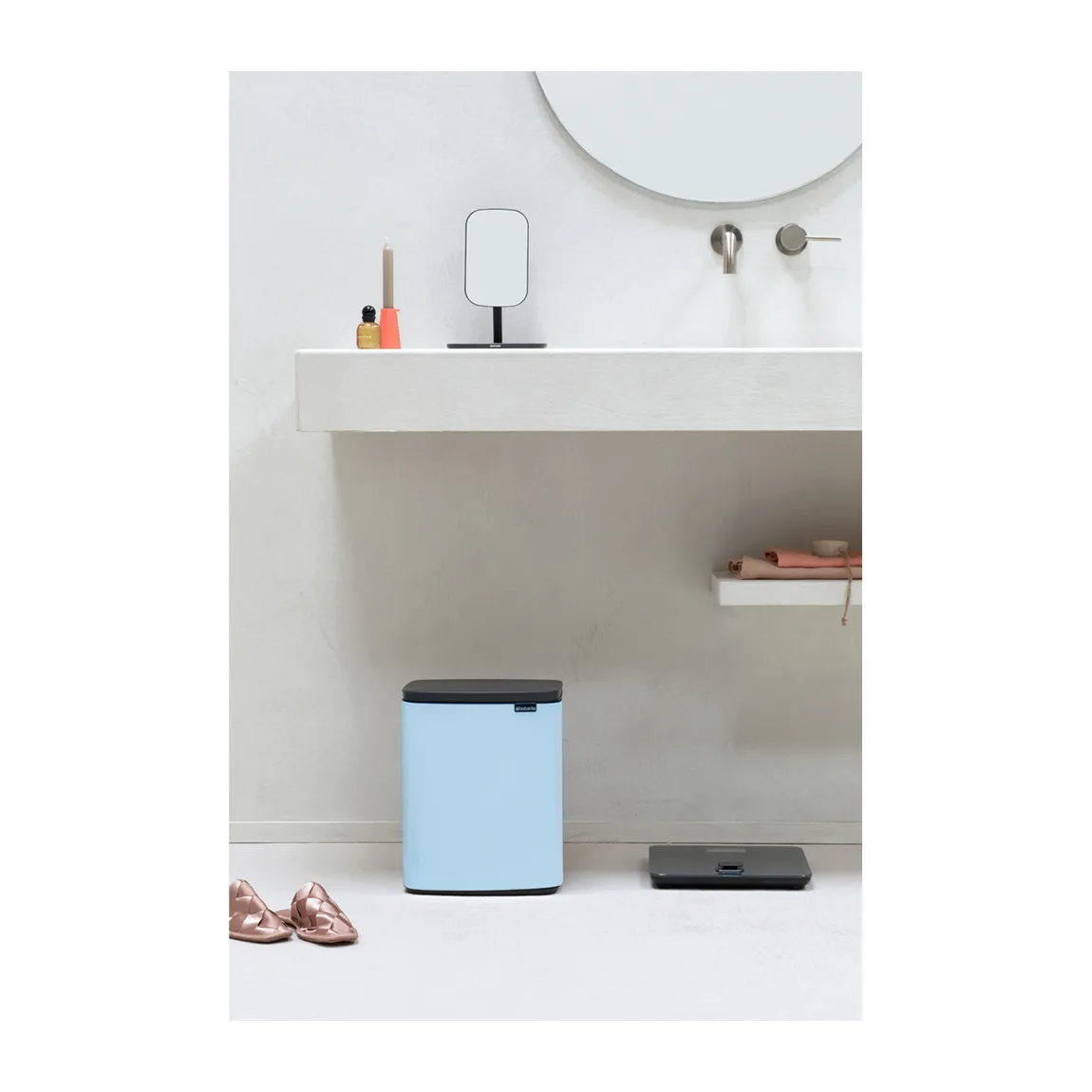 Bo waste bin 12 L, Dreamy Blue Brabantia