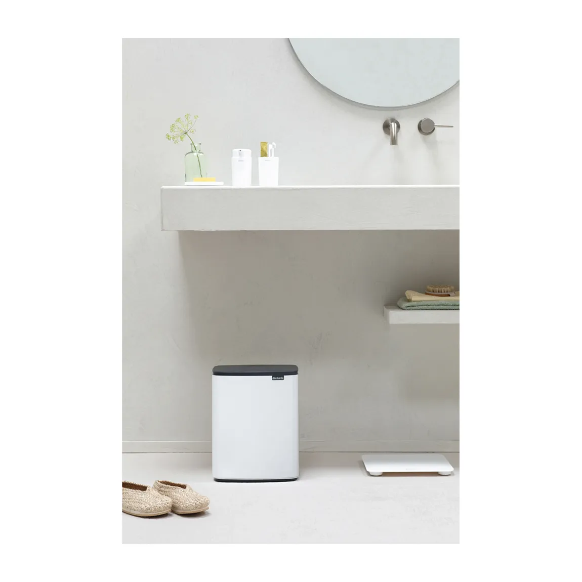 Bo waste bin 12 L, White Brabantia