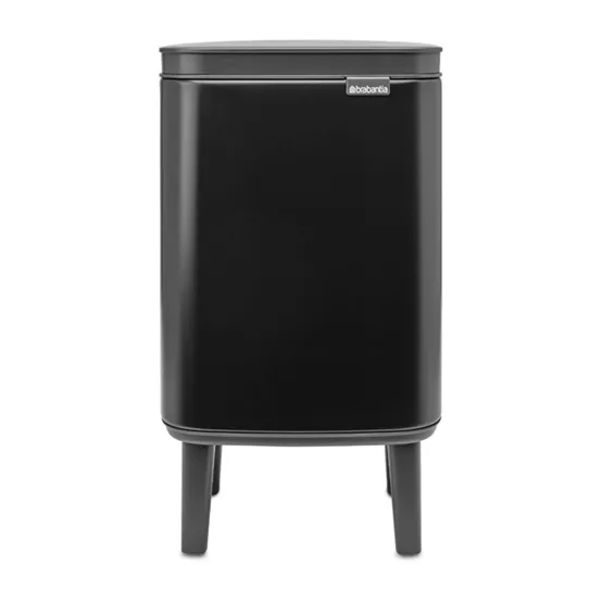 Bo waste bin high 4 L, Matte black Brabantia