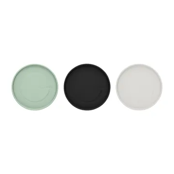 Brabantia glass jar 3-pack - Black-grey-green - Brabantia