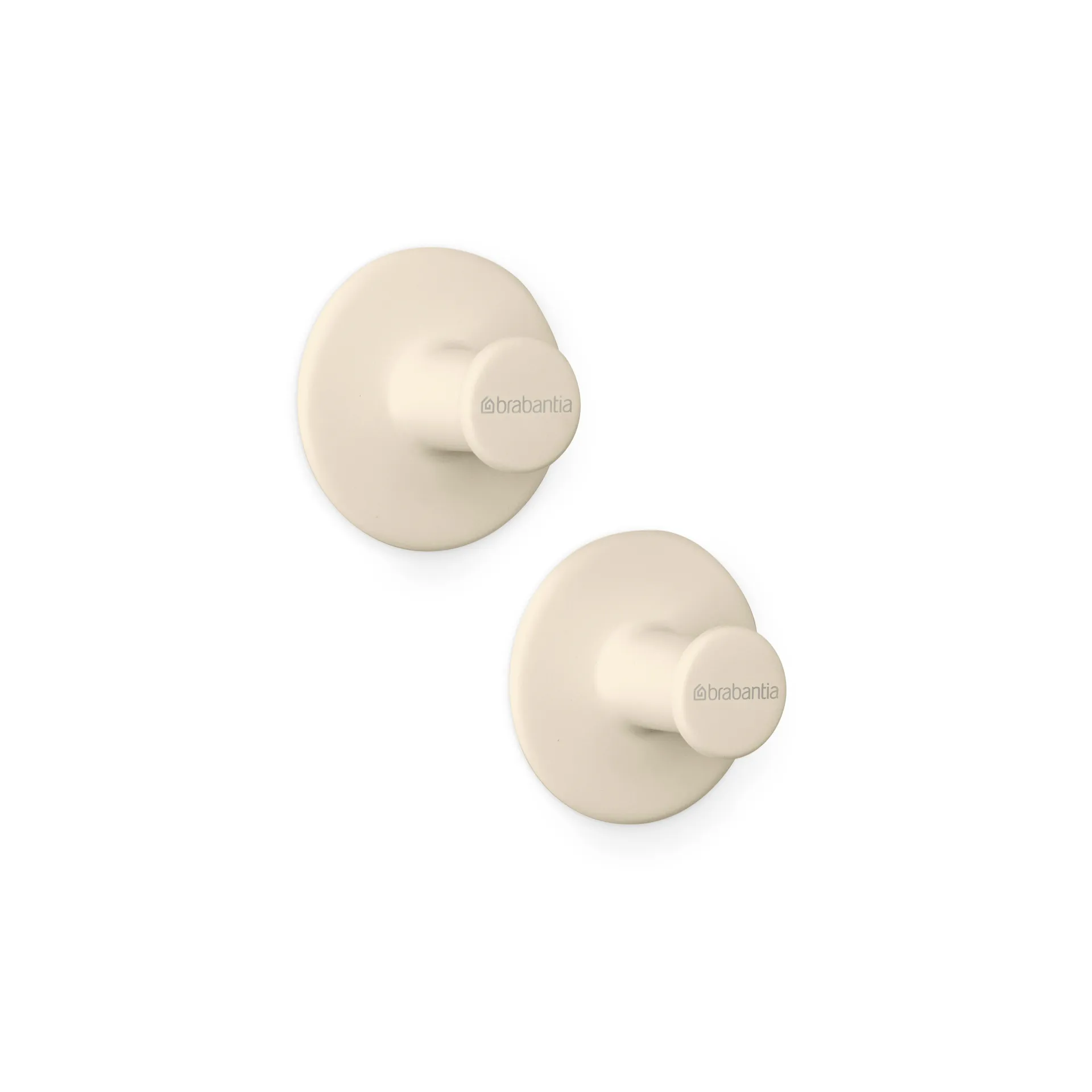 Brabantia ReNew towel hangers 2 pcs, Soft Beige Brabantia