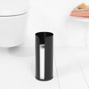 Brabantia toilet paper holder 3 rolls - matte black - Brabantia