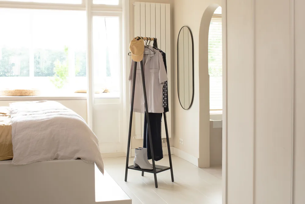 Linn clothes rack compact, Black Brabantia